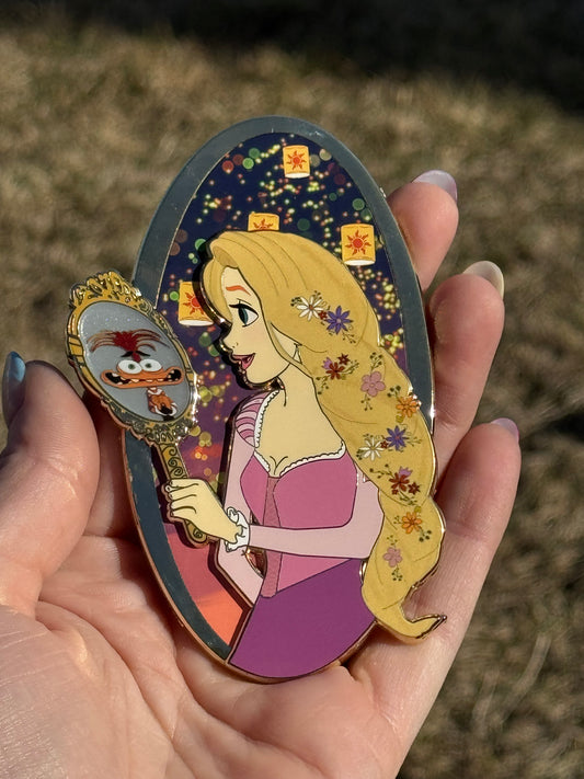 Anxiety Rapunzel Fantasy Pin