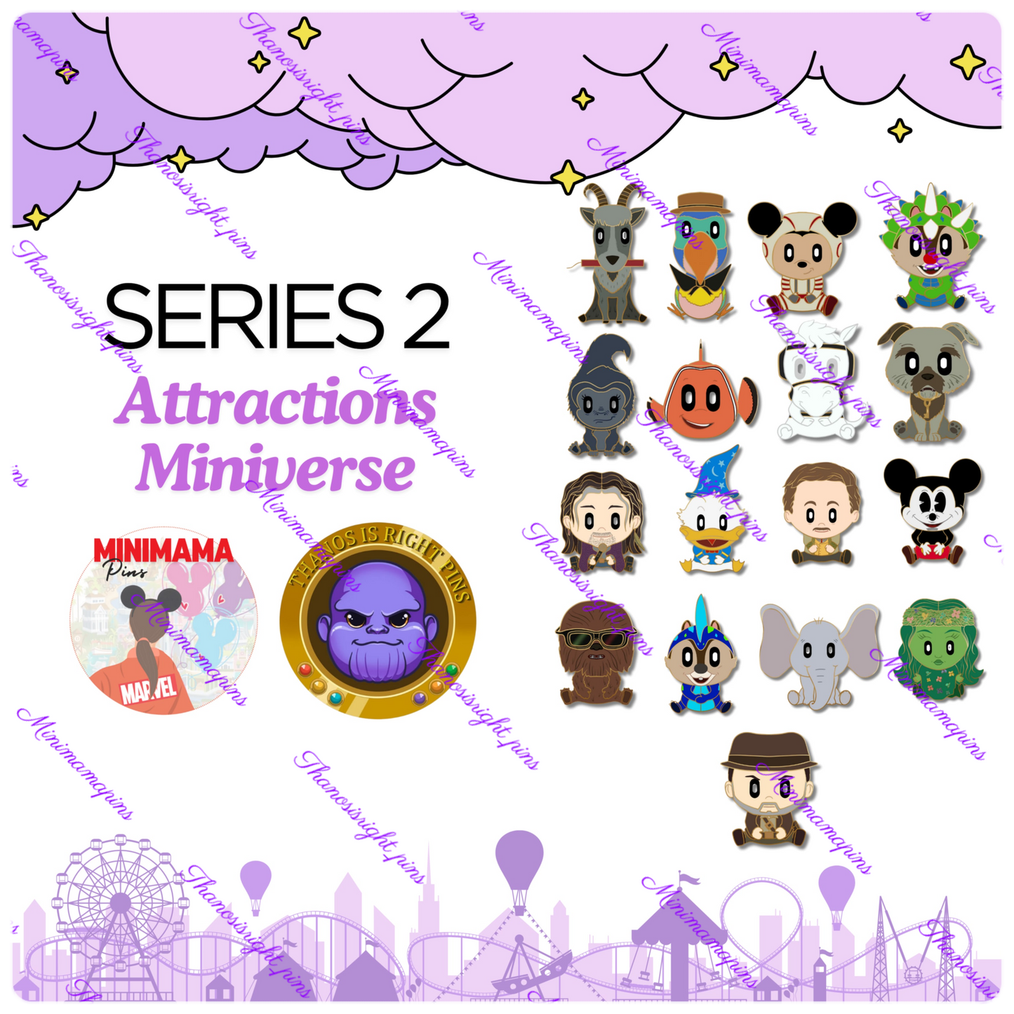 Presale Attractions Miniverse Series 2